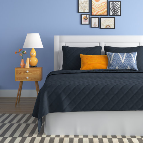Navy Bedding You'll Love Wayfair